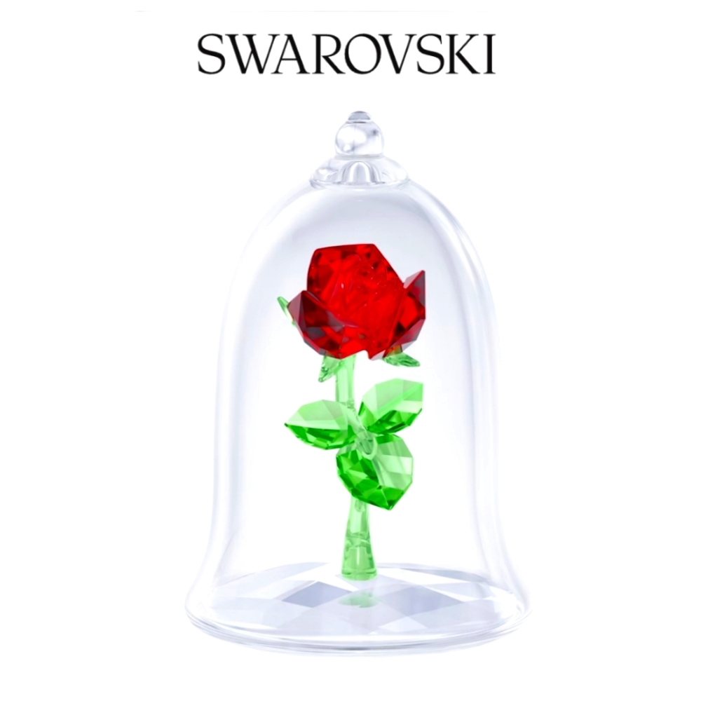 🌹 Swarovski Enchanted Rose Figurine - Inspired by Disney Beauty & The Beast NIB